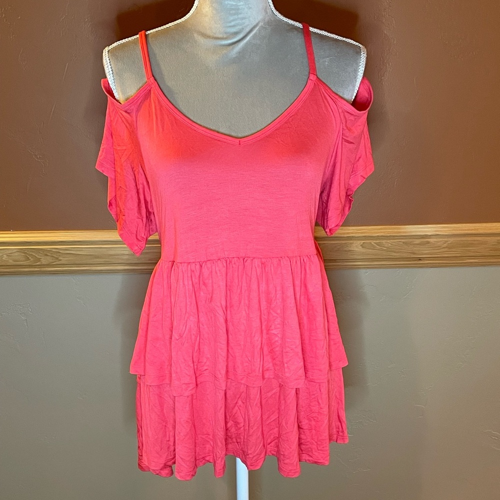 Off the shoulder, lightweight top